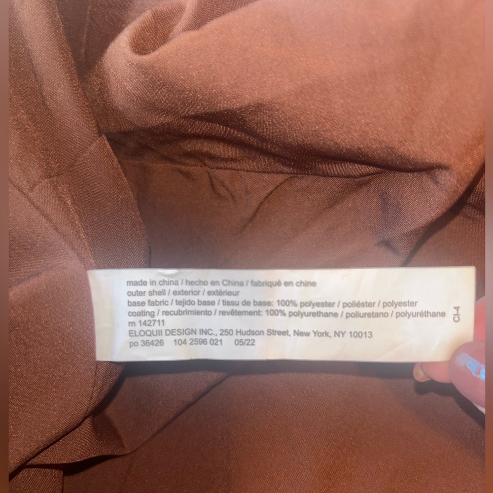 Eloquii halter brown faux leather crop top size 20 - Picture 9 of 11